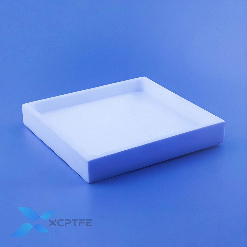 Custom PTFE Teflon Spill Containment Plastic Square Pans & Trays 2