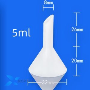 Chemical Resistant PTFE Funnel for Lab 5ml