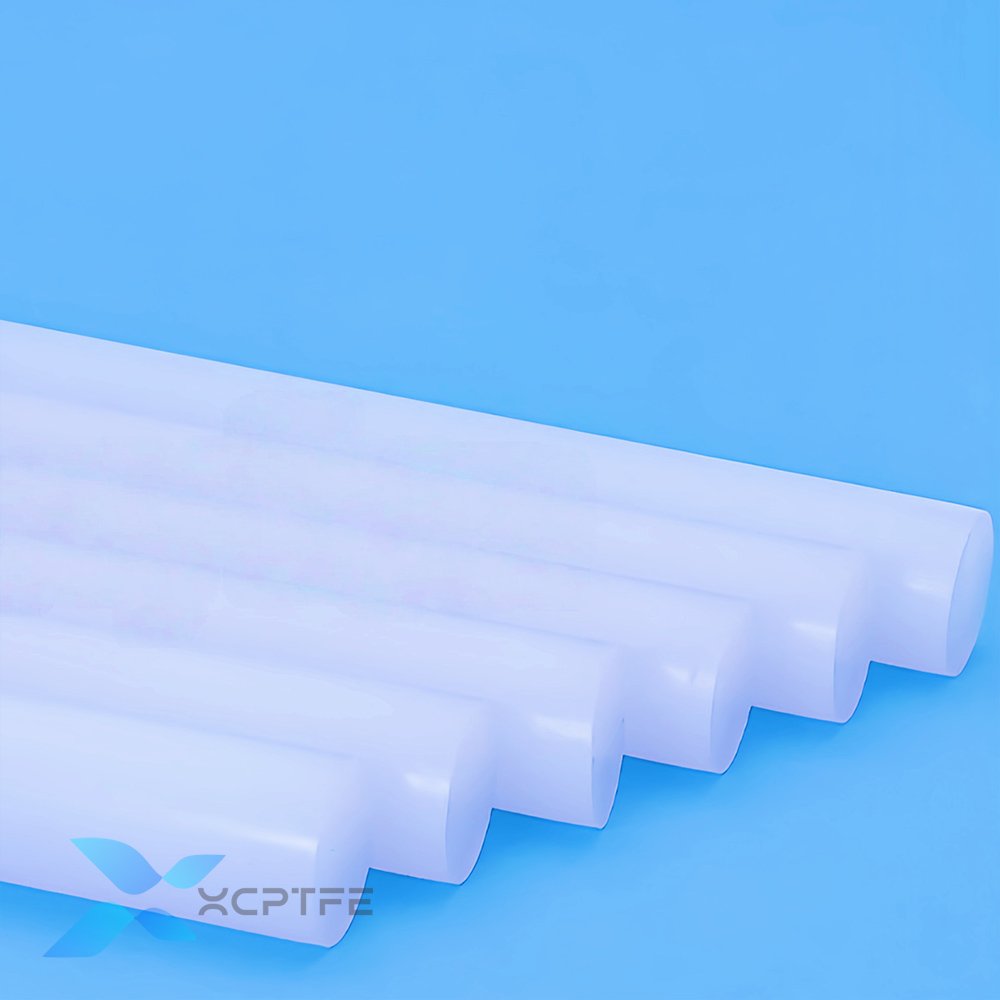 Custom PFA Rod & Fluoropolymer Round Bar for High Temperature 2