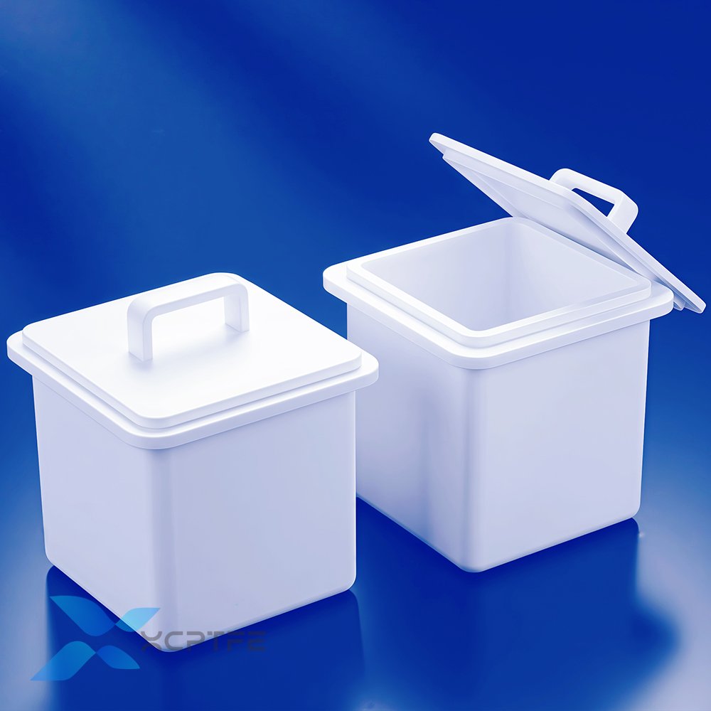 Custom PTFE Teflon Trays Tanks Sinks High Temp Chemical Resistant Welding